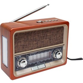 Resim Everton Rt-313t Bluetooth Fm-usb-Tf Card-Aux Nostaljik Radyo 