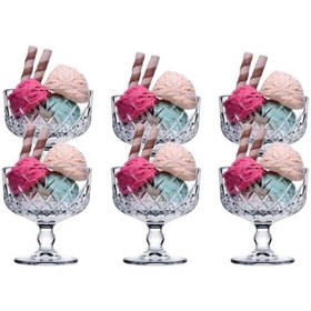 Resim Paşabahçe 440211 Timeless 6'lı Ayaklı Kase Şeffaf Şeffaf 