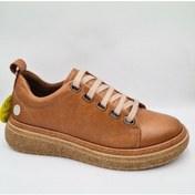 Resim Mammamia D25ka-120 Taba Renk Hakiki Deri Kadın Günlük Casual Sneaker Ayakkabı Taba 