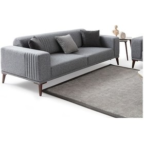 Resim Regnar 3'lü Koltuk Gri Gri 