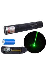Resim BLOMSTER Green Laser Pointer Şarjlı Güçlü Yeşil Lazer Metal Kasa 