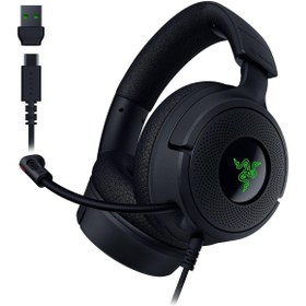 Resim RAZER Kraken V4 X Rz04-05180100-r3m1 Kablolu Siyah Gaming (OYUNCU) Kulaklık 