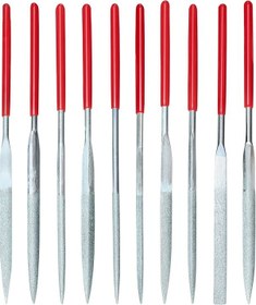 Resim 5312 Elmas Saatçi Eğe Seti 4X160 Mm 10 Parça 