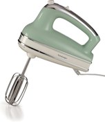 Resim STOREMAX sellbuyst Vintage El Mikseri Yeşil 1548/04-450 Watt, 5 Hız, Çırpma ve Yoğurma Başlıkları, Tu 