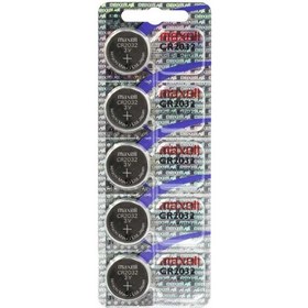 Resim Maxell CR2032 Orjinal Hologram 3V Lityum Para Pil 5 Li Blister 