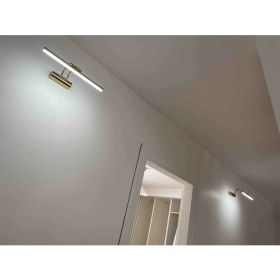 Resim DNC Lighting E27 Gold Kasa Beyaz Işık Elektrikli Banyo Duvar Ayna Tablo Aydınlatması Flüt Kuğu Aplik Ledli Aplik 