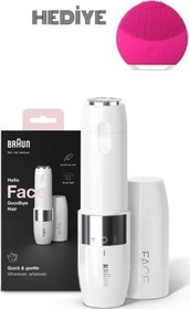 Resim Braun Yüz Tüyleri Için Kadın Tıraş Makinesi Yüz Kıl Alıcı Facial Hair Remover Women Facial Hair Removal 