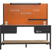 Resim Endüstriyel 4 Çekmeceli Çalışma Tezgahı 190x180x70cm 