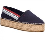 Resim Tommy Hilfiger Kadın Kadın Jeans Flatform Espadrille Ayakkabı En0en01376 