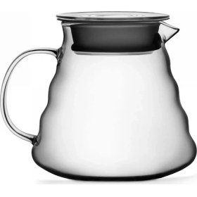 Resim Cam Kahve Servis Sürahisi 4 Kupa - Glass Coffee Server 4 Cups 