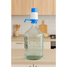 Resim UltraMint 15L Cam Damacana Su Sebili Pompa ve Cihaz Uyumlu Kapak Hediyeli 