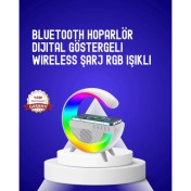 Resim Aspata Store 13 Renk Seçenekli Kablosuz Şarj Cihazlı LED Lamba 