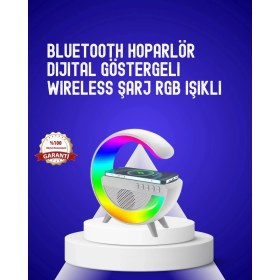 Resim Aspata Store 13 Renk Seçenekli Kablosuz Şarj Cihazlı LED Lamba 