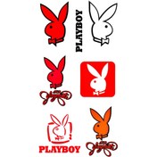 Resim BsElektronik Playboy Çoklu Sticker Seti Renkli 1.sınıf Kaliteli Baskı (496025069) 