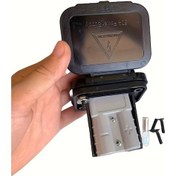 Resim Willowhaven Siyah 1 Adet 50a Anderson Bağlantı Kutusu Kapaklı Montaj Aparatı Vida 