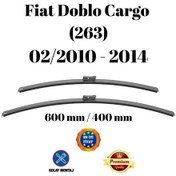 Resim Fiat Doblo Cargo 263 2010 2011 2012 2013 2014 Uyumlu Ön Cam Silecek Süpürgesi Takımı 600/400mm Silbak Sb2416c 