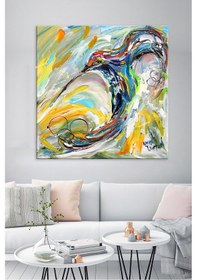 Resim Kırlangıç Sanatsal Dekoratif Kanvas Tablo 100 x 100 