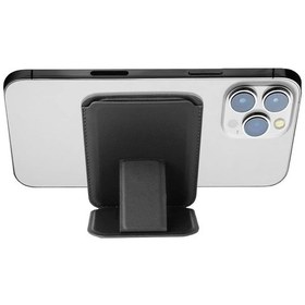 Resim İphone Walletmag Stand Deri Cüzdan, Magsafe Uyumlu Kartlık Sku: Smg8690010083715 