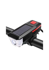 Resim Solar Bisiklet Feneri Su Geçirmez T6 Led Güneş Enerjili Usb Şarjlı 