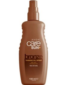 Resim Avon Care Sun+ Bronze Yüz ve Vücut İçin Bronzlaştırıcı Sprey Yağ 150 ML 