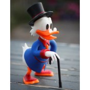 Resim Vaggolab Scrooge Mcduck Varyemez Amca Figürü 17CM Kendin Yap Seti 