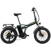 Resim Bisan F2 E-folding Katlanır Elektrikli Bisiklet Haki Yeşil Sarı E-bike Haki - Yeşil 