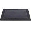 Resim Assess Store 2k 4722 Sümen Takımı Deri Hilton Kenar Desenli Tek Parça Kapaklı Pad Sümen 55X42 Cm, Siyah 