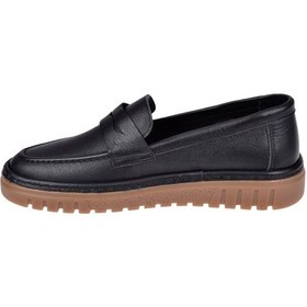 Resim Divadonna Hakiki Deri Makosen Kadın Ayakkabı Bl-7025 Siyah Siyah 