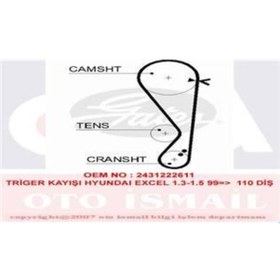 Resim GATES 5568XS TRIGER EKSANTRIK KAYISI ACCENT MILENYUM-ADMIRE GETZ 