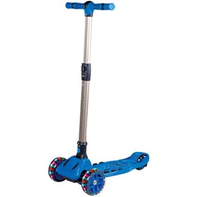 Resim Cool Wheels Maxı Twıst 6 Yaş Ve Üzeri 50 Kg 3 Tekerli Katlanabilir Işıklı Mavi Çocuk Scooter 
