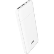 Resim Phixi Basic P10 Çift Çıkışlı 10000 mAh 2.1A Slim Powerbank Beyaz 