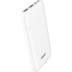 Resim Phixi Basic P10 Çift Çıkışlı 10000 mAh 2.1A Slim Powerbank Beyaz 