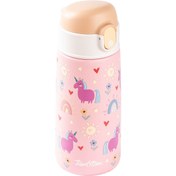 Resim Tantitoni 025-01-PEMBE PASLANMAZ ÇELİK ÇOCUK TERMOSU 480ML 