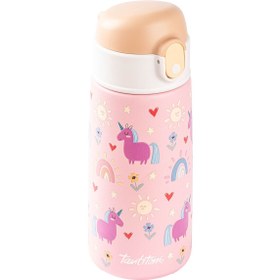 Resim Tantitoni 025-01-PEMBE PASLANMAZ ÇELİK ÇOCUK TERMOSU 480ML 