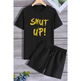 Resim Trendypassion Shut Up Şort T-Shirt Eşofman Takımı 