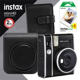 Resim Instax mini 40 Fotoğraf Makinesi ve Hediye Seti 1 
