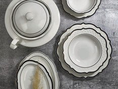 Resim Korkmaz A8240 Eliza Collection 60 Parça Yuvarlak Yemek Takımı 