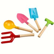 Resim Pratik, Çok Yönlü Mini Bahçe Küreği - Dayanıklı Ahşap & Metal, Çiçek Dikimi & Dış Mekan Bahçe İşleri İçin Mükemmel 