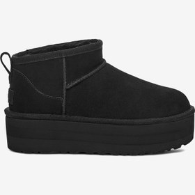 Resim UGG Classic Ultra Mini Platform Kadın Siyah Bot 