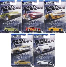 Resim HOT WHEELS Uzun Kart Fast & Furious Racing Course 5’li Set – Civic, Integra, 240Z, Nova, Veyron 
