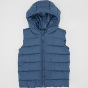 Resim DeFacto Erkek Bebek Su Geçirmez Kapüşonlu Fermuarlı Şişme Yelek A2221A525SPIN257 İndigo 