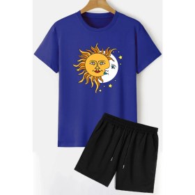 Resim Trendypassion Evren Temalı Şort T-Shirt Eşofman Takımı 