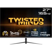 Resim Twısted Mınds 27 TM27DFI Fhd 165Hz 1ms HDMI Dp Amd Freesync/gsync Çerçevesiz Rgb IPS Gamıng Monitör 