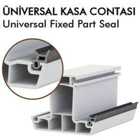 Resim CONTACALL Pimapen Pvc Kapı Pencere Fitili Contası 25 Metre Gri 