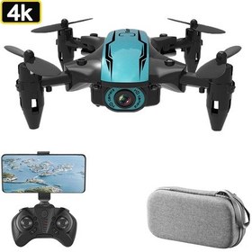 Resim Geeksen Cs02 Mini Katlanabilir Drone - 4k Kamera, Hız Kontrolü, Headless Mod Ve İzleme Uçuşu, Dahili Batarya İle Depolama Çantası 