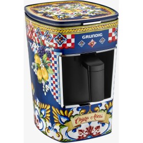 Resim Chiara Alessi Grundig La Felicita Mavi Türk Kahvesi Makinesi 