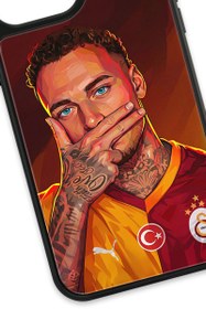 Resim Galatasaray Noa Lang Gol Sevinci Cam Telefon Kılıfı - iPhone 13 Pro Max 