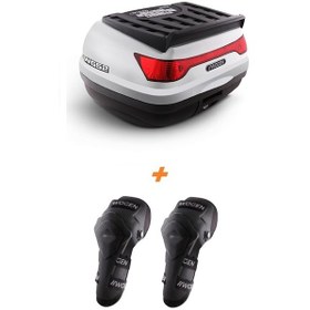 Resim Wogen Wg52 Arka Çanta 52 L Basic Beyaz + Karbon Dizlik 