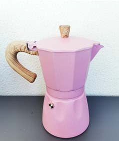 Resim Coffeehutt Aloha Hes-6 Moka Pot Pink 