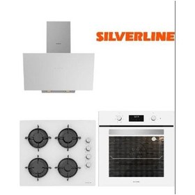 Resim Silverline BO6502W02 - CS5349W01 - 3481 Ankastre Set Beyaz 